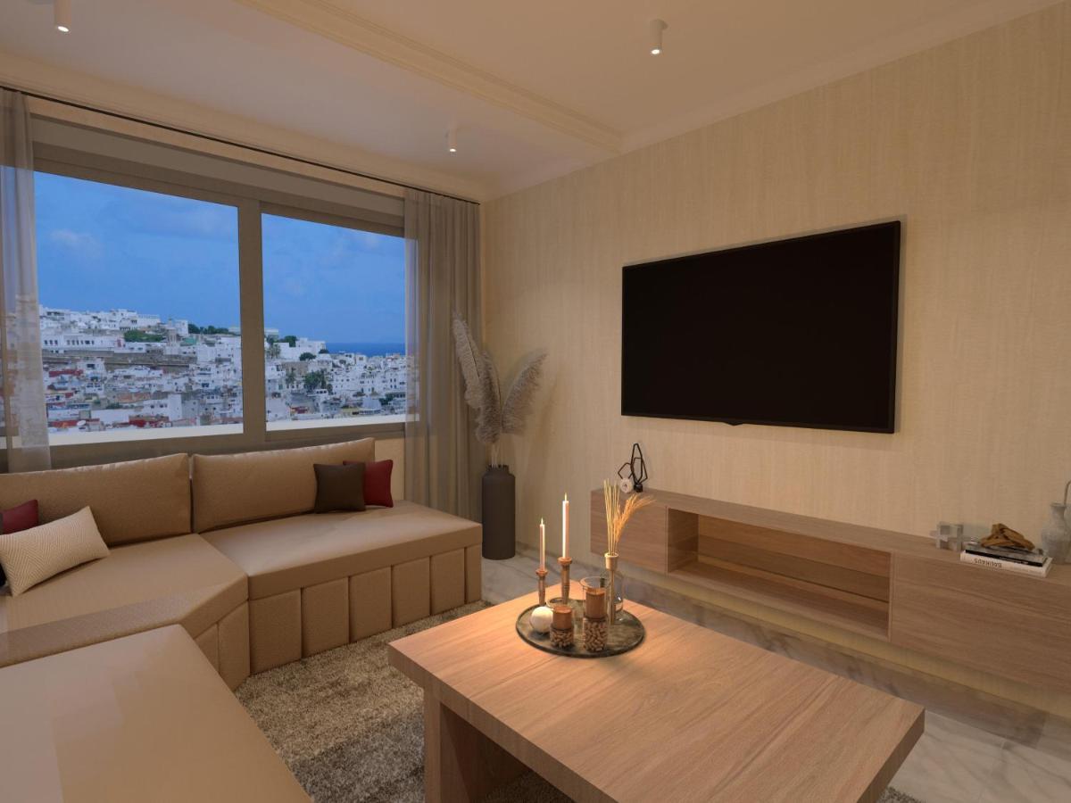 Appartement De Luxe, Vue Kasbah De Tanger Et Mer Eksteriør bilde