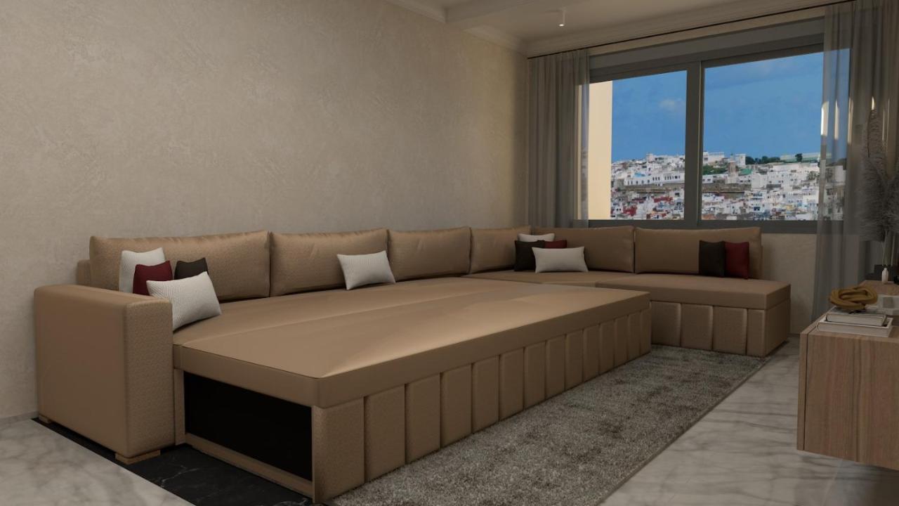Appartement De Luxe, Vue Kasbah De Tanger Et Mer Eksteriør bilde